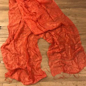 Orange Scarf - NWOT